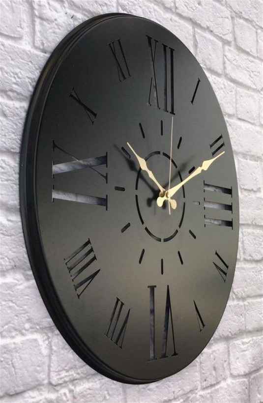 ساعت دیواری لیزری کد H/206 اندازه 60 سانتی متر