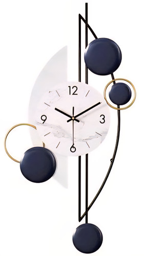 ساعت دیواری چوب وفلز کد H/450