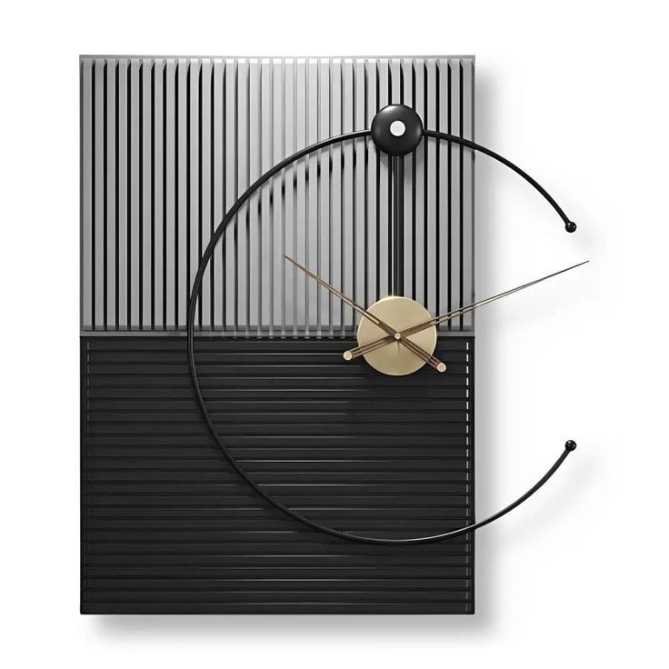 ساعت دیواری مدرن چوب وفلز کد H/501