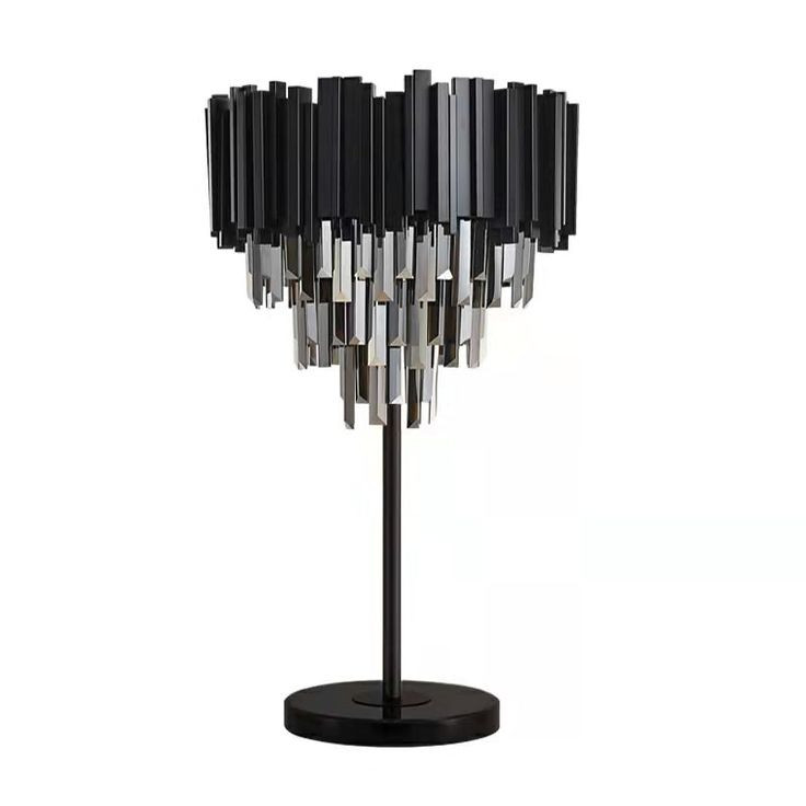 آباژور کریستالی فلزی مدرن کد C/124.4